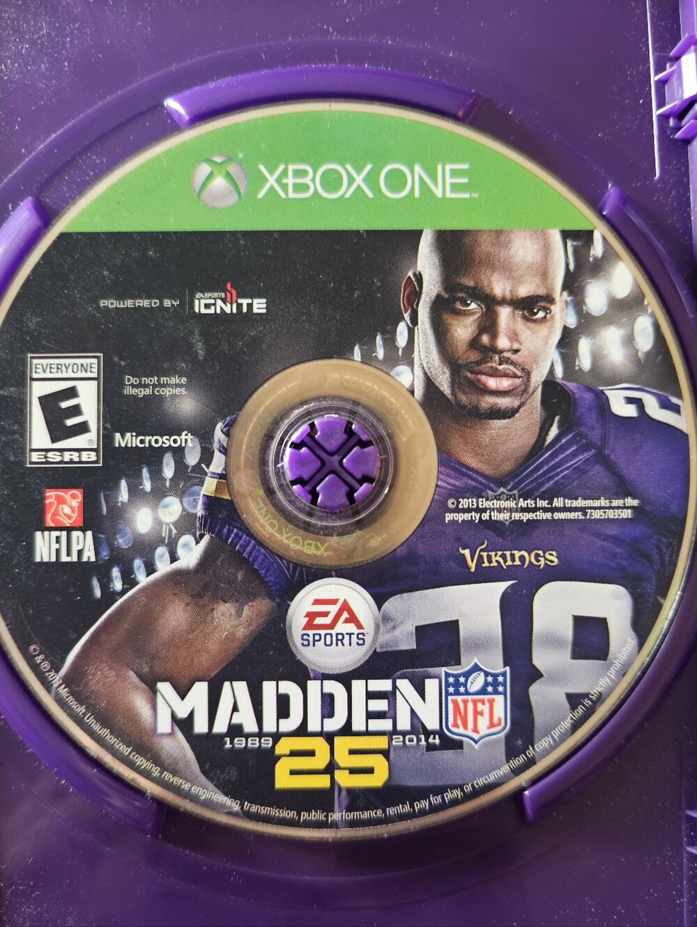 Madden NFL 25 for the Xbox One console, which was released in 2013